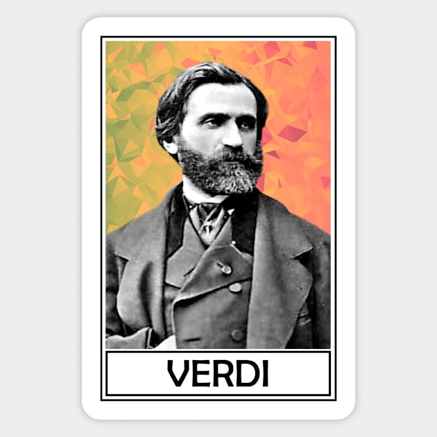 Giuseppe Verdi Sticker by TheMusicophile